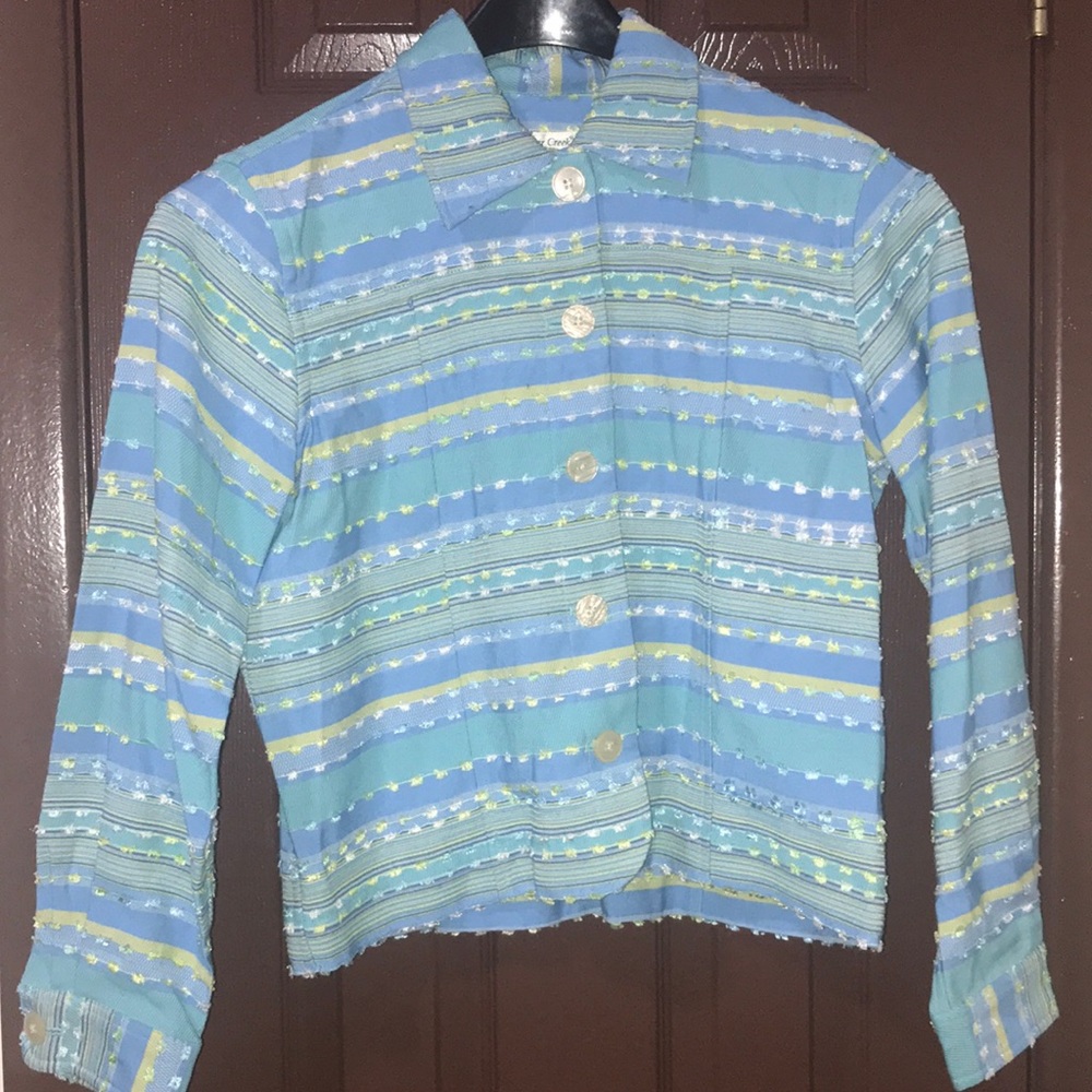Tweeted mini jacket